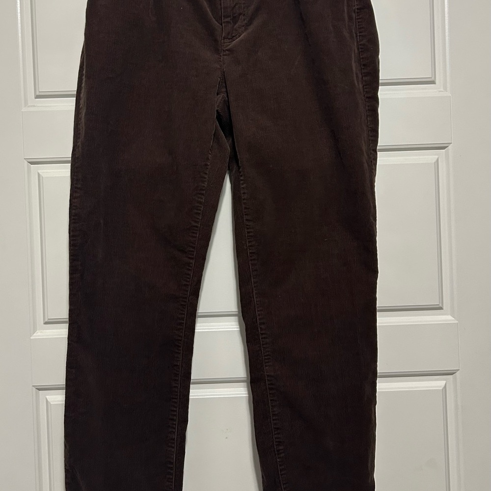 Talbots Women’s Dark Brown Corduroy Pants